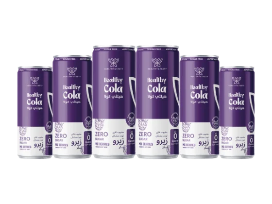 6 cans of Hralthy Cola Mix Berries 250 ml