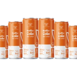 6 cans of Hralthy Cola Orange 250 ml