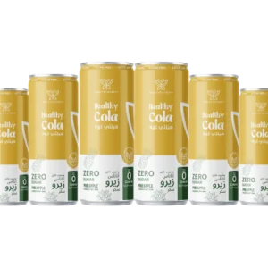 6 cans of Hralthy Cola Pinapple 250 ml