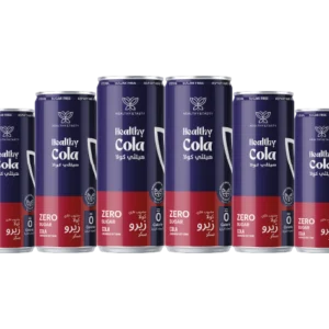 6 cans of Hralthy Cola original 250 ml