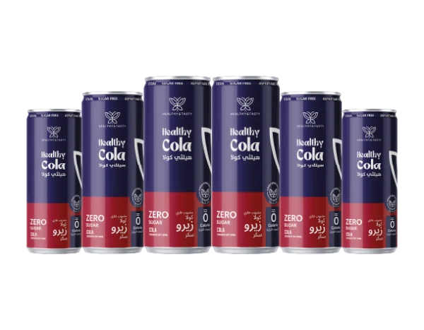 6 cans of Hralthy Cola original 250 ml